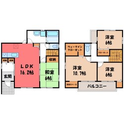 平柳3丁目戸建（南）の物件間取画像